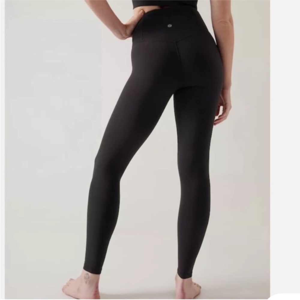 Athleta Ultra High Rise Elation Tights Leggings Black Medium - Picture 3 of 12